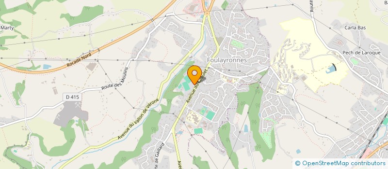 localisation de l'entreprise MADAME CAROLE GARNIER  FOULAYRONNES