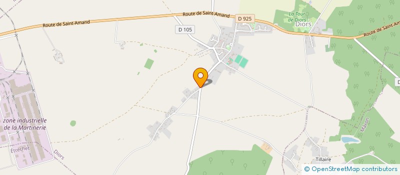 localisation de l'entreprise MADAME CAROLE GARNIER à DIORS