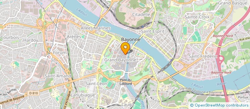 localisation de l'entreprise MADAME CAROLE GASTOUS à BAYONNE