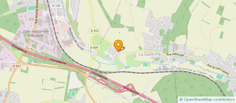 localisation de l'entreprise MADAME CAROLE GAUCHER  ESCHES