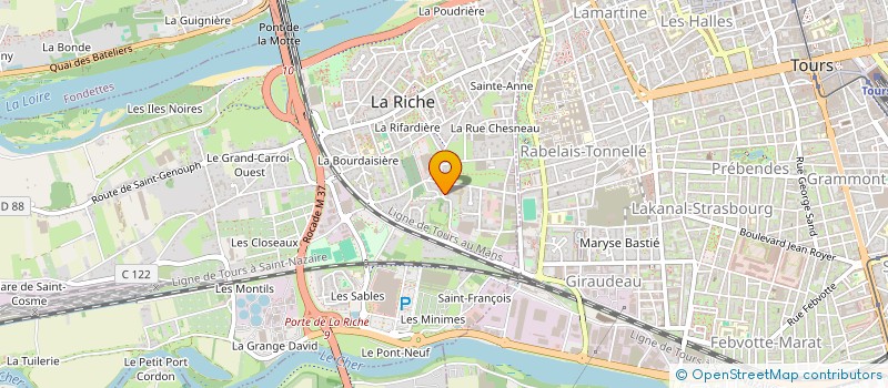 localisation de l'entreprise MADAME CAROLE GAUGRY  LA RICHE