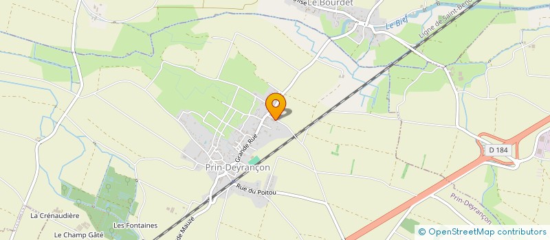 localisation de l'entreprise MADAME CAROLE GAUTHIER  PRIN-DEYRANCON