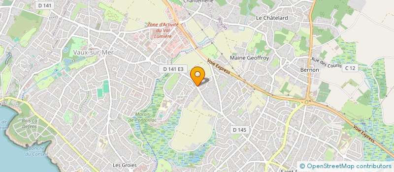 localisation de l'entreprise MADAME CAROLE GAUTIER  ROYAN