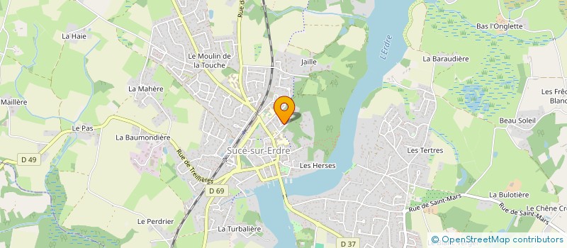 localisation de l'entreprise MADAME CAROLE GEFFRAY à SUCE-SUR-ERDRE