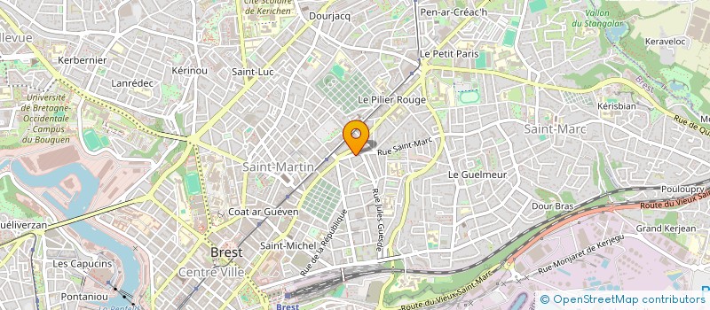 localisation de l'entreprise MADAME CAROLE GERMAIN  LE FOLGOET