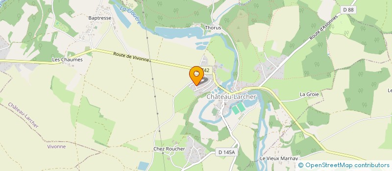 localisation de l'entreprise MADAME CAROLE GERMAIN  CHATEAU-LARCHER