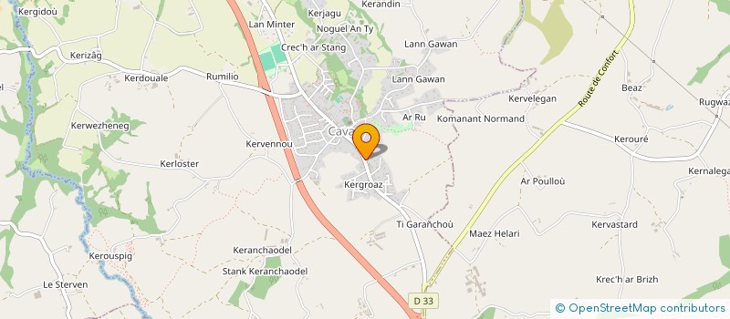 localisation de l'entreprise MADAME CAROLE GILBLAS ODIN  CAVAN