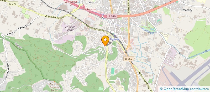 localisation de l'entreprise MADAME CAROLE GIORDANENGO à HYERES