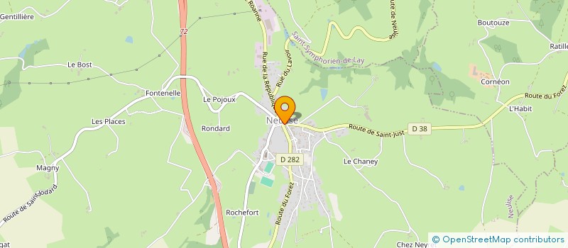 localisation de l'entreprise MADAME CAROLE GIRAUD  NEULISE