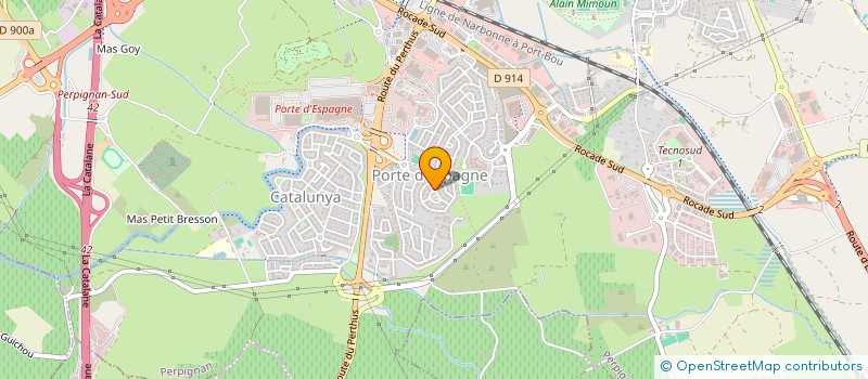 localisation de l'entreprise MADAME CAROLE GIRAUDO  PERPIGNAN