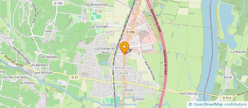 localisation de l'entreprise MADAME CAROLE GIROUD  CRECHES-SUR-SAONE