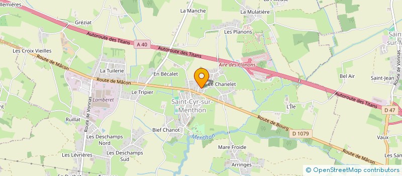 localisation de l'entreprise MADAME CAROLE GLEITZ à SAINT-CYR-SUR-MENTHON