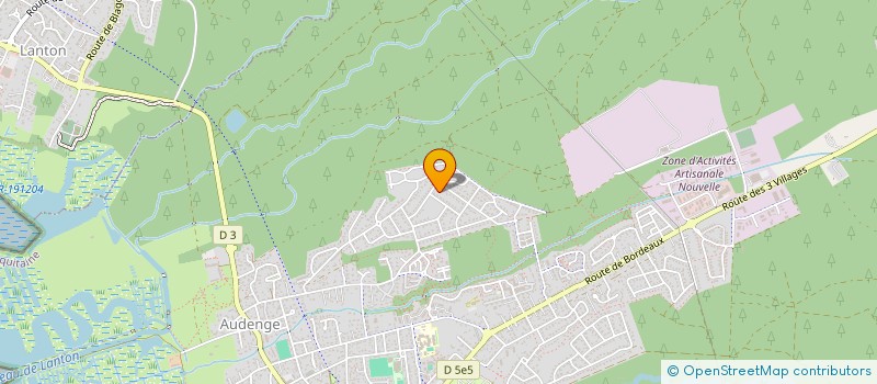 localisation de l'entreprise MADAME CAROLE GOBBERS  AUDENGE