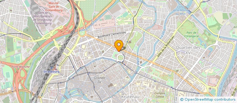 localisation de l'entreprise MADAME CAROLE GOSSELIN à STRASBOURG