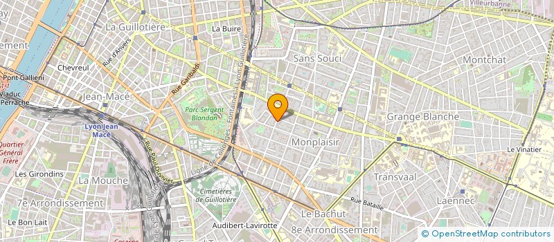 localisation de l'entreprise MADAME CAROLE GOULLON  LYON