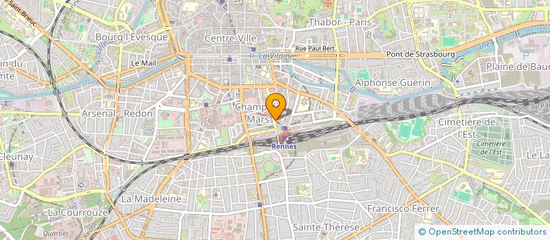 localisation de l'entreprise MADAME CAROLE GOURLAOUEN  RENNES