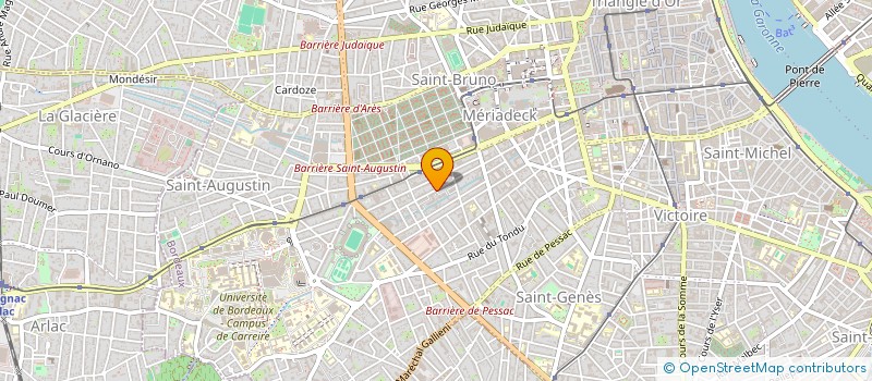 localisation de l'entreprise MADAME CAROLE GOURVAT  BORDEAUX