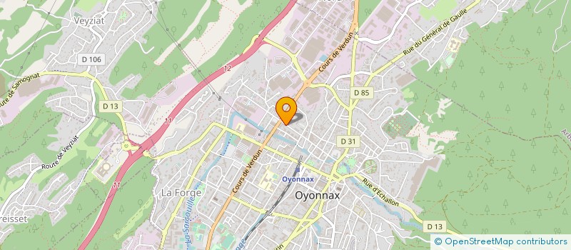 localisation de l'entreprise MADAME CAROLE GRANDET à OYONNAX
