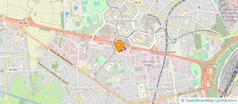 localisation de l'entreprise MADAME CAROLE GRANELLO à STRASBOURG
