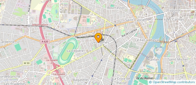localisation de l'entreprise MADAME CAROLE GREINER à TOULOUSE