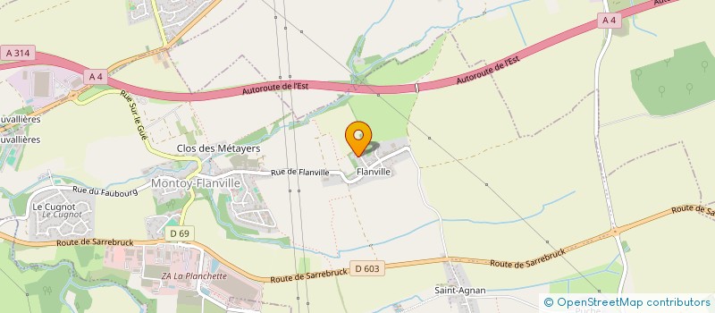 localisation de l'entreprise MADAME CAROLE GRILL  OGY-MONTOY-FLANVILLE