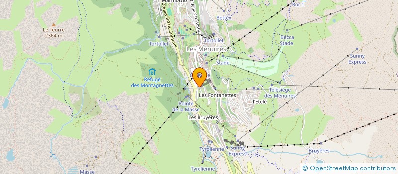 localisation de l'entreprise MADAME CAROLE GROS  LES BELLEVILLE