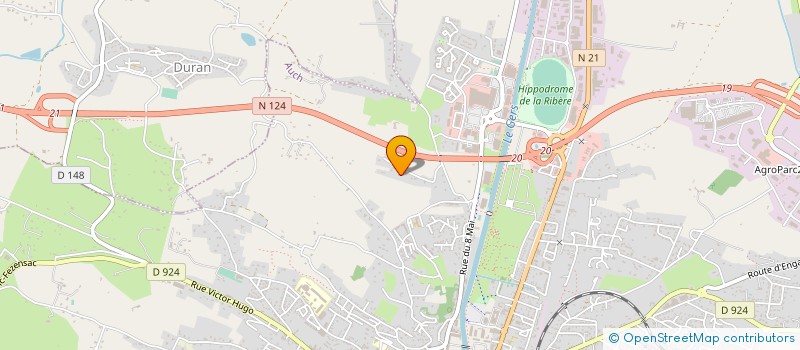 localisation de l'entreprise MADAME CAROLE GROUSSON  AUCH