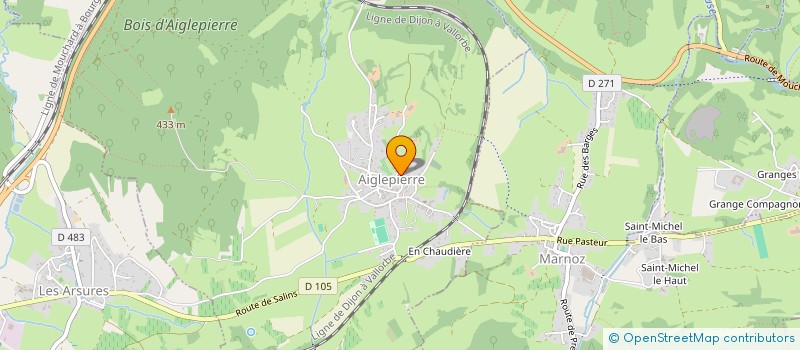 localisation de l'entreprise MADAME CAROLE GRUNDISCH  AIGLEPIERRE