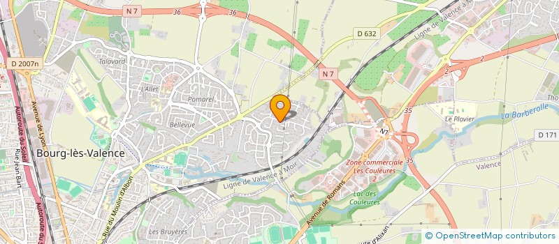 localisation de l'entreprise MADAME CAROLE GUENAULT à BOURG-LES-VALENCE