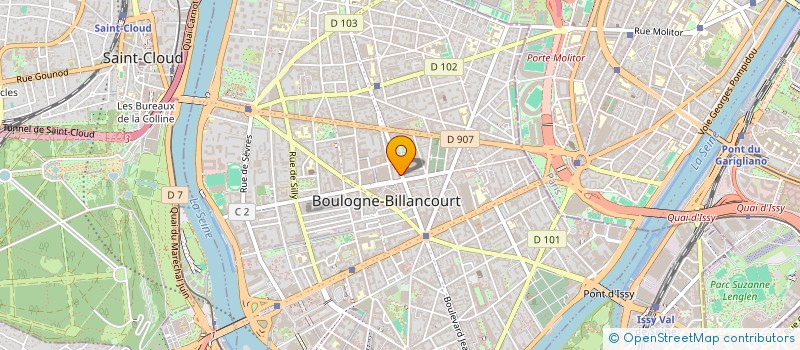 localisation de l'entreprise MADAME CAROLE GUERAULT à BOULOGNE-BILLANCOURT