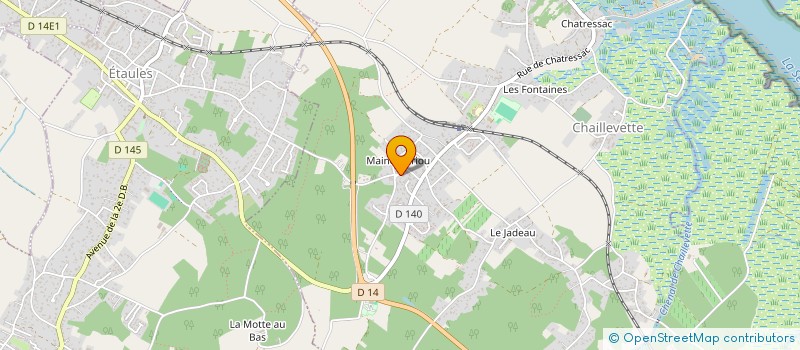 localisation de l'entreprise MADAME CAROLE GUILLAUD  CHAILLEVETTE