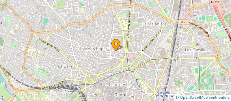 localisation de l'entreprise MADAME CAROLE GUILLEMET  DIJON