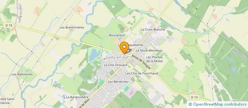 localisation de l'entreprise MADAME CAROLE GUILLOT-MERLE à LAILLY-EN-VAL