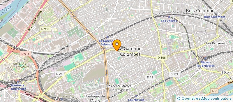 localisation de l'entreprise MADAME CAROLE GUILMOT à LA GARENNE-COLOMBES