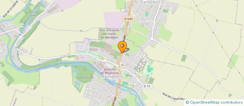 localisation de l'entreprise MADAME CAROLE GUINET  MASNIERES