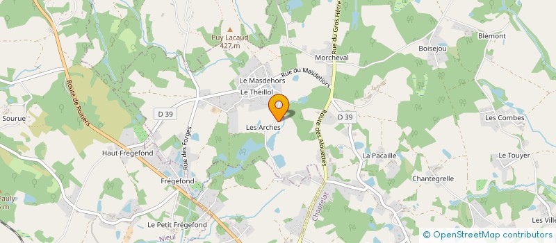 localisation de l'entreprise MADAME CAROLE GUITARD à CHAPTELAT
