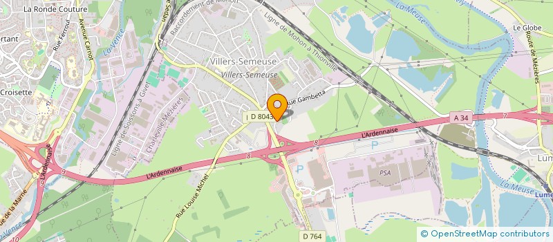 localisation de l'entreprise MADAME CAROLE HAAS  VILLERS-SEMEUSE