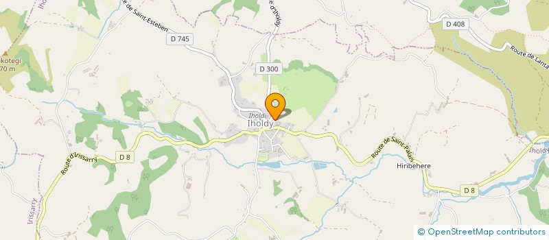 localisation de l'entreprise MADAME CAROLE HAUDELAYOUS-JOUANDOU  SAINT MARTIN D'ARBEROUE