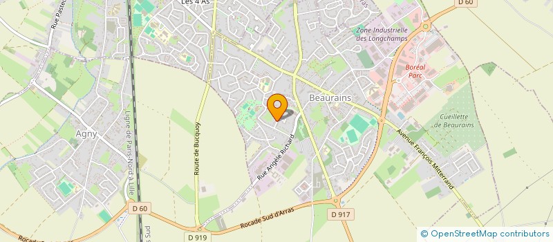 localisation de l'entreprise MADAME CAROLE HELIX  SAINT-RAPHAEL