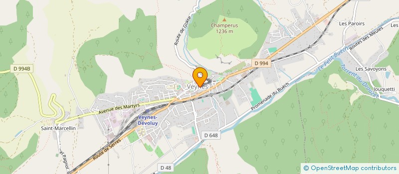 localisation de l'entreprise MADAME CAROLE HEMBERGER  VEYNES