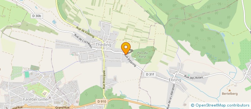 localisation de l'entreprise MADAME CAROLE HERGOTT  THEDING