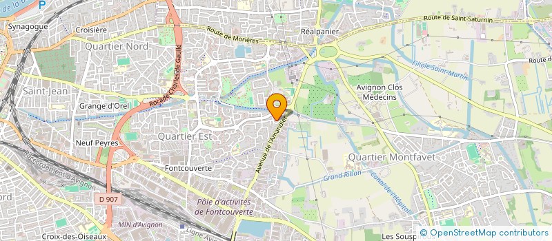 localisation de l'entreprise MADAME CAROLE HIOL  AVIGNON