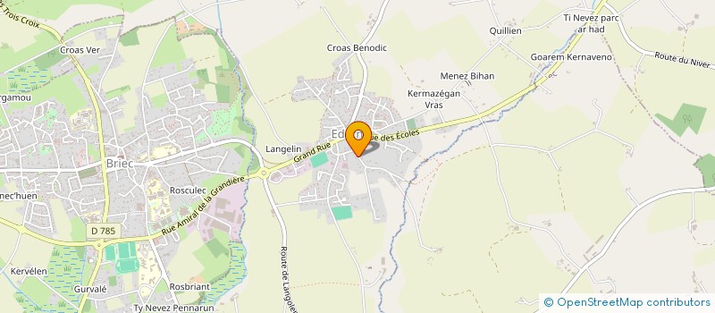 localisation de l'entreprise MADAME CAROLE HOAREAU  LANDUDAL