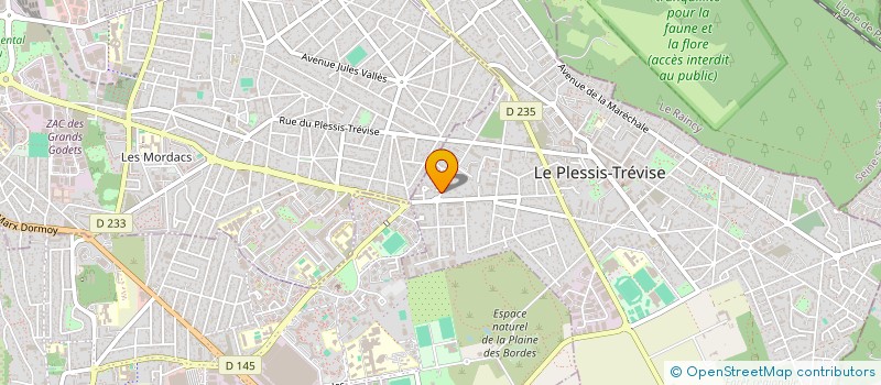 localisation de l'entreprise MADAME CAROLE HUBERT  LE PLESSIS-TREVISE