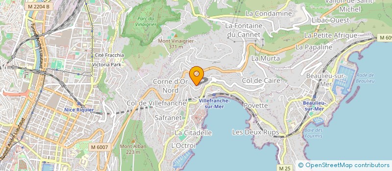 localisation de l'entreprise MADAME CAROLE IMBERT à VILLEFRANCHE-SUR-MER