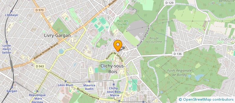 localisation de l'entreprise MADAME CAROLE ISDANT à CLICHY-SOUS-BOIS
