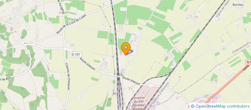 localisation de l'entreprise MADAME CAROLE JAILLET  CHATEAUNEUF-SUR-ISERE