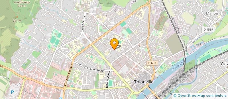 localisation de l'entreprise MADAME CAROLE JEANDEL  THIONVILLE