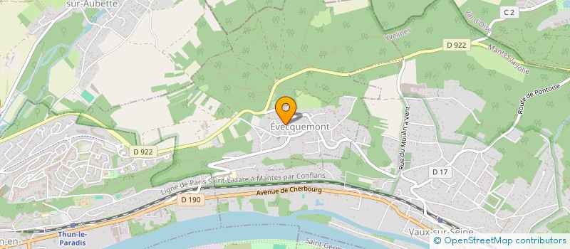 localisation de l'entreprise MADAME CAROLE JEANDUPEUX  EVECQUEMONT