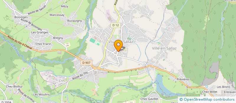 localisation de l'entreprise MADAME CAROLE JOBARD  VIUZ-EN-SALLAZ